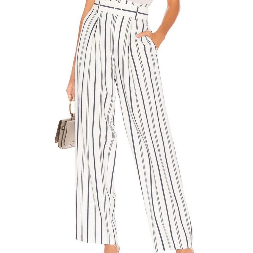 Size 2 Vince. Striped Summer Coastal Trousers